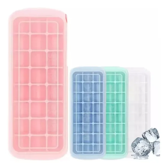 Cubetera De Silicona Con Tapa Smak 24 Hielo