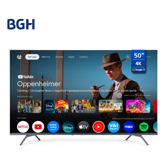 Smart Tv Led Uhd 50 Bgh Google Tv B5024us6g