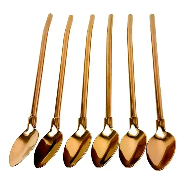 Set X 6 Cucharitas Para Refresco -  Ichimatsu