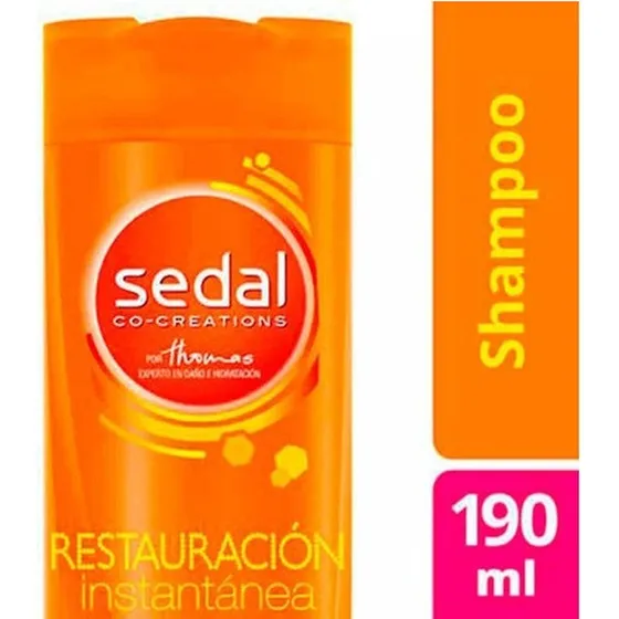 Shampoo Sedal Restauración Instantánea 190 Ml X12u