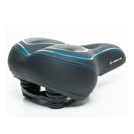 Selim Largo Grande Gel Molas 260/200mm Unissex Absolute Selim Largo Grande Gel Molas 260/200mm Unissex Absolute