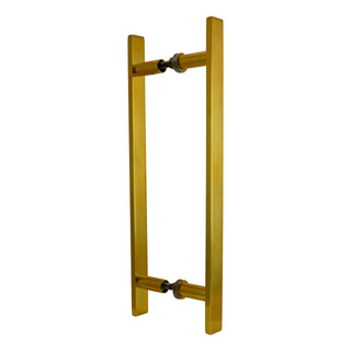 Puxador Portas Madeira/vidro 30 Cm 1°p. Alumínio Dourado Puxador Portas Madeira/vidro 30 Cm 1°p. Alumínio Dourado