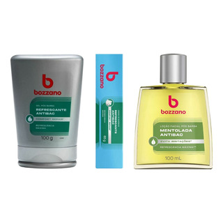 Kit Bozzano Refrescante Creme Barbear+gel E Loção Pos Barba Kit Bozzano Refrescante Creme Barbear+gel E Loção Pos Barba