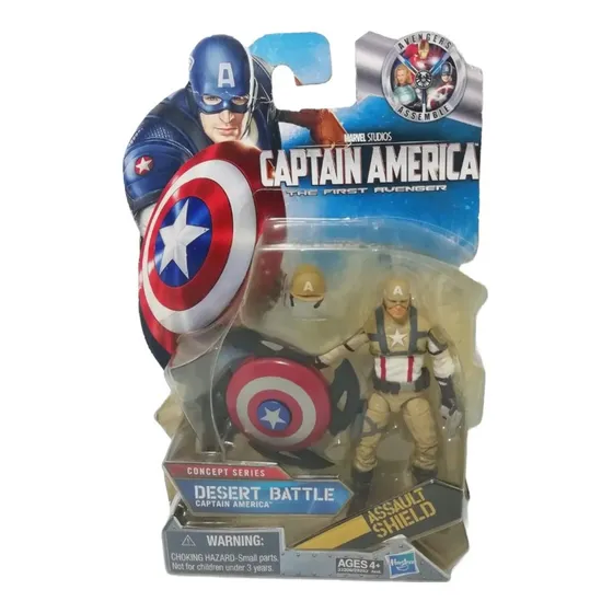 Capitan America Con Traje Desert Battle Y Escudo De Asalto