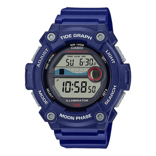 Reloj Casio Tide Graph Moon Phase Ws-1300h-2av Para Hombre Reloj Casio Tide Graph Moon Phase Ws-1300h-2av Para Hombre