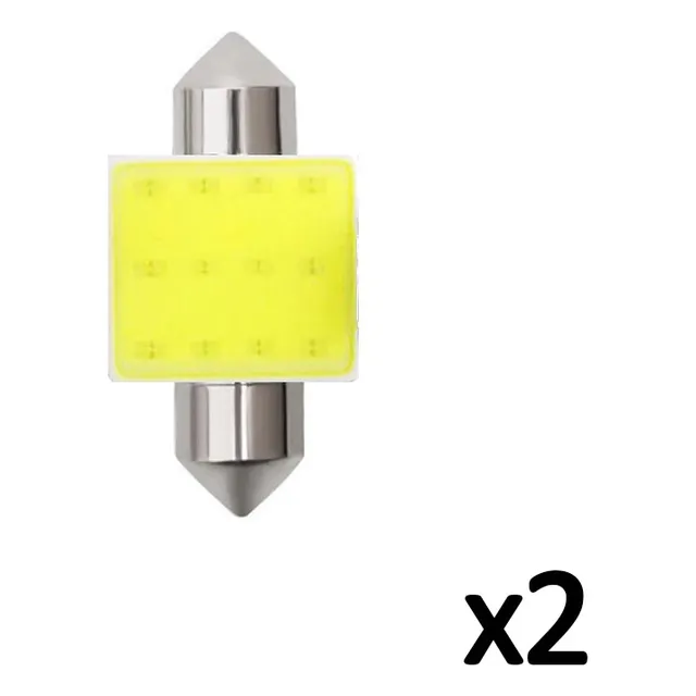 Bombillo Sofito Festoon Fusible Techo Led Smd Cob 12v Varios