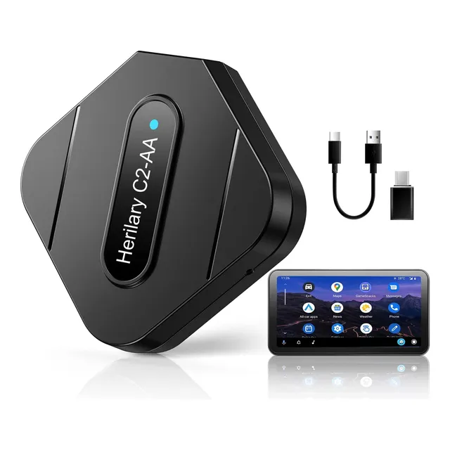 Adaptador Inalámbrico Para Automóvil Android, Dongle Inalámb