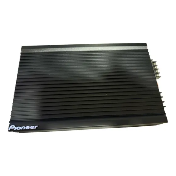 Amplificador Som Automotivo Classe A 2400w 4 Canais