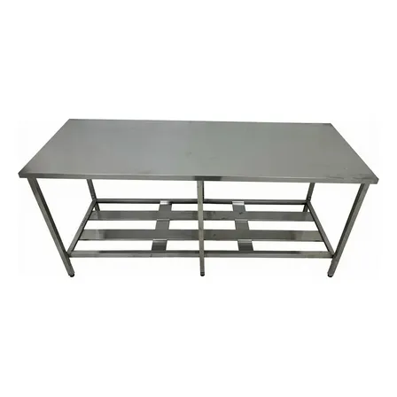 Mesa Inox Industrial Nortinox 190cm X 70cm X 90cm