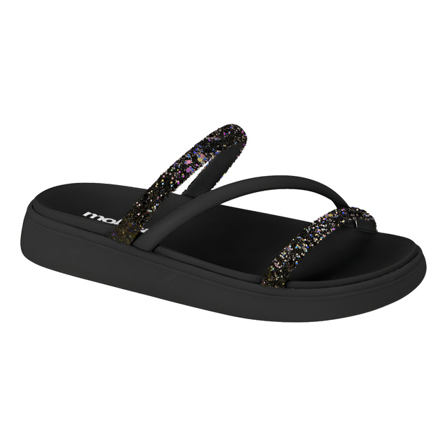Sandália Feminina Brilho Strass Tendência Moda Original Sandália Feminina Brilho Strass Tendência Moda Original