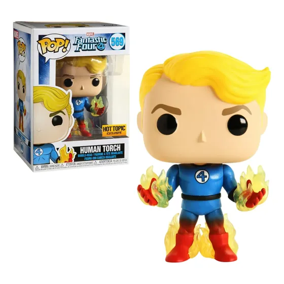 Funko Pop  Antorcha Humana 569 Exclusivo 4 Fantasticos | Cuotas sin interés