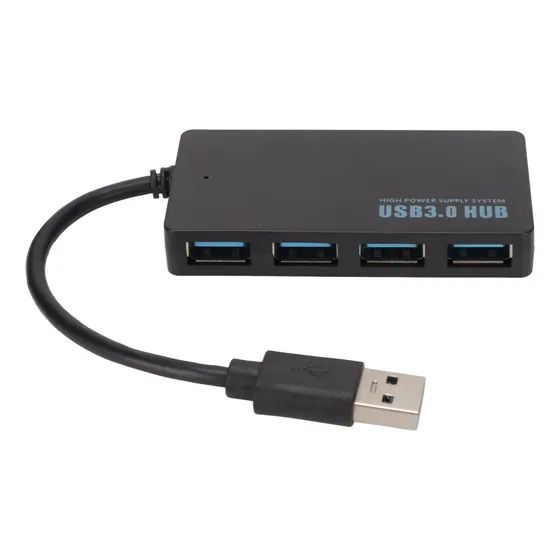 Concentrador Usb 3.0 4 Puerto Dato Ultra Delgado 5 Gbps Para