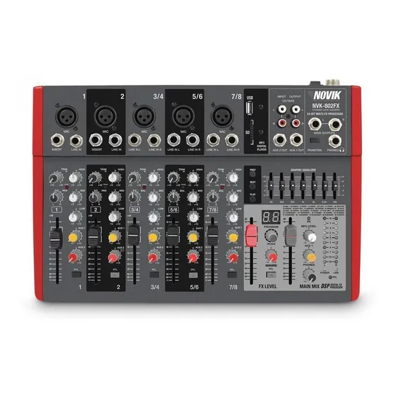Consola Pasiva Novik Nvk-802 - 101db