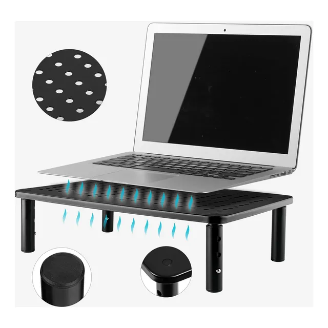 Base Monitor Soporte 3 Alturas Impresora Pc Notebook Alzador