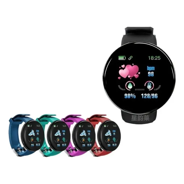 5 Smartwatches Mayoreo Relojs Pantalla Redonda Proveedor D18