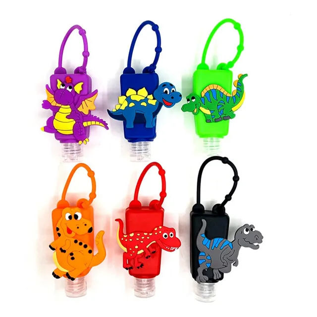 Dispensador De Alcohol En Gel Dinosaurios Sorpresitas