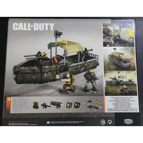 Mega Bloks - Call Of Duty Riverboat Raid - Raríssimo Lacrado