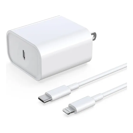 Cargador De 25w Tipo Lightning Con Carga Rapida