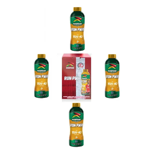 4 Lts Aceite Roshfrans 15w40 Run-pwr Mineral Edicion Toluca