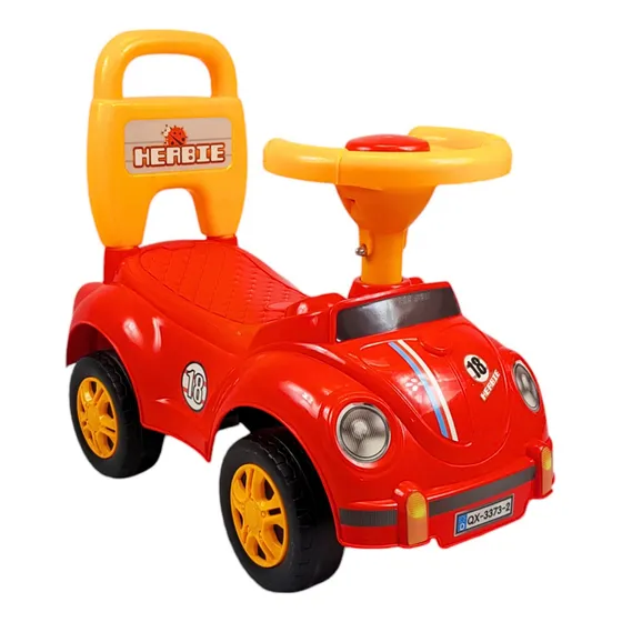 Montable Para Niños Vocho Carrito Correpasillos De 50 Cm Color Rojo