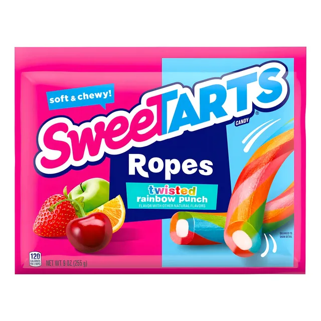 Dulces Sweetarts Soft & Chewy Rainbow Punch 255 Gr