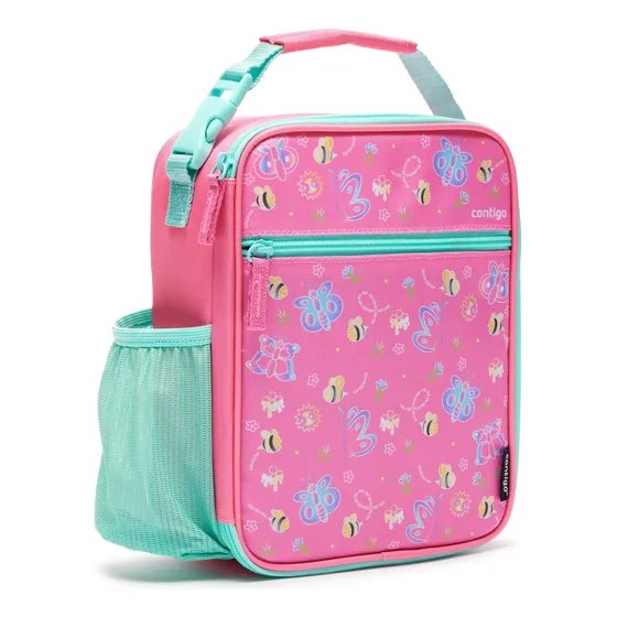 Lonchera Contigo Kids Rosa Con Soporte Para Botella De Agua
