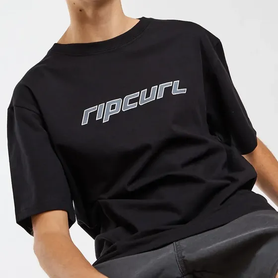 Polera Mc Barrel Negro Infantil Rip Curl
