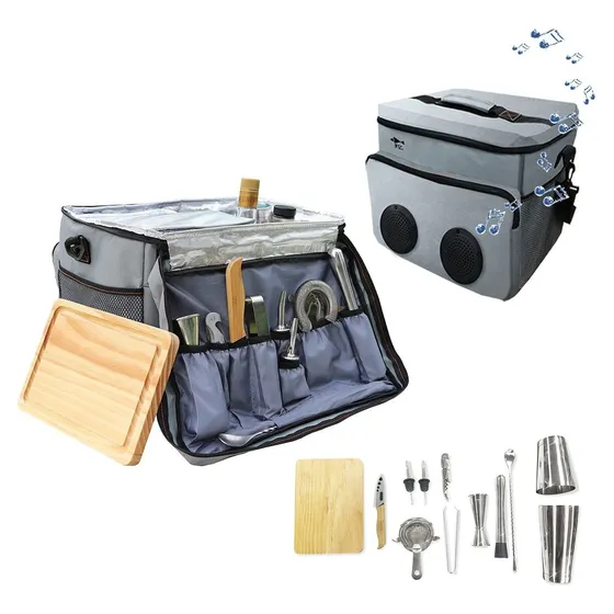Kit De Viaje Para Cócteles, Sky Fish 13 Piezas De Barman ...