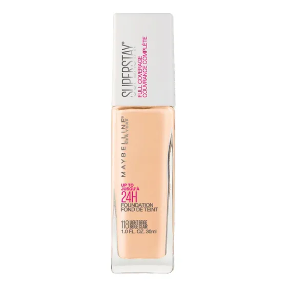 Superstay Foundation Full Coverage 118 Light Beige Maquillaj