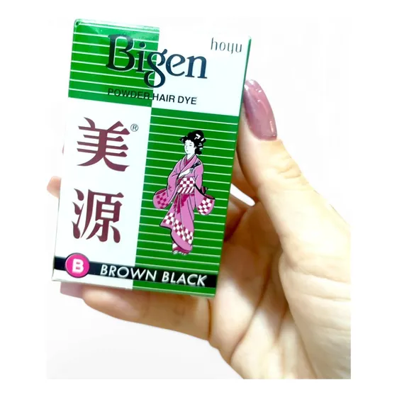 Tinte Bigen Marrón Negro