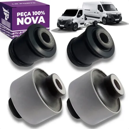 Kit 4 Buchas Da Bandeja Noa Renault Master 2014 À 2023
