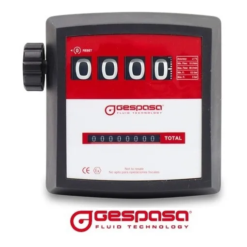 Contador Medidor Gespasa 1 PLG Para Gasolina Gasoil  Litros 