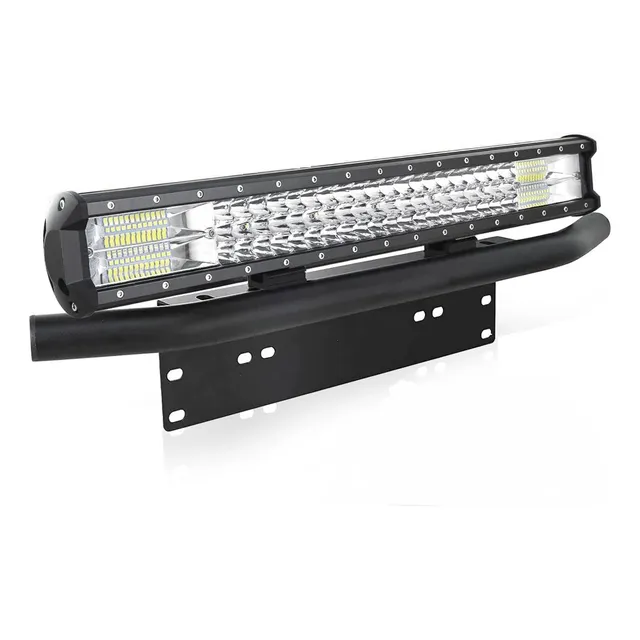 Combo Barra Led Neblinero 288w 50cm + Soporte Rack