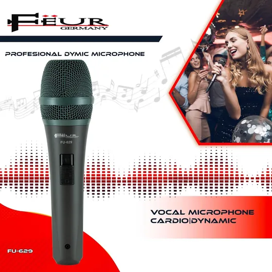 Micrófono Profesional Alta Gama Marca: Feur Fu-629 Germany