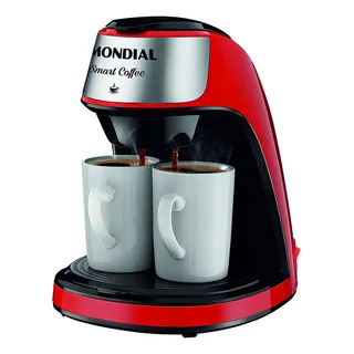 Cafeteira ElĂ©trica Mondial Smart Coffee 2 XĂcaras C-42-2x-ri Vermelha Cafeteira ElĂ©trica Mondial Smart Coffee 2 XĂcaras C-42-2x-ri Vermelha