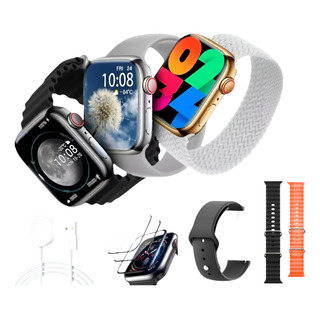 Smartwatch Hw9 Pro Max 4 Pulseiras Tela Amoled Com Brindes Smartwatch Hw9 Pro Max 4 Pulseiras Tela Amoled Com Brindes