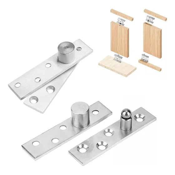 Pack 2 Bisagra Puerta Pivote Oculta Giratoria Inox 160 Kilos