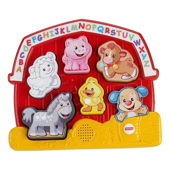 Juego Didactico De Encaje Fisher Price Animales De Granja
