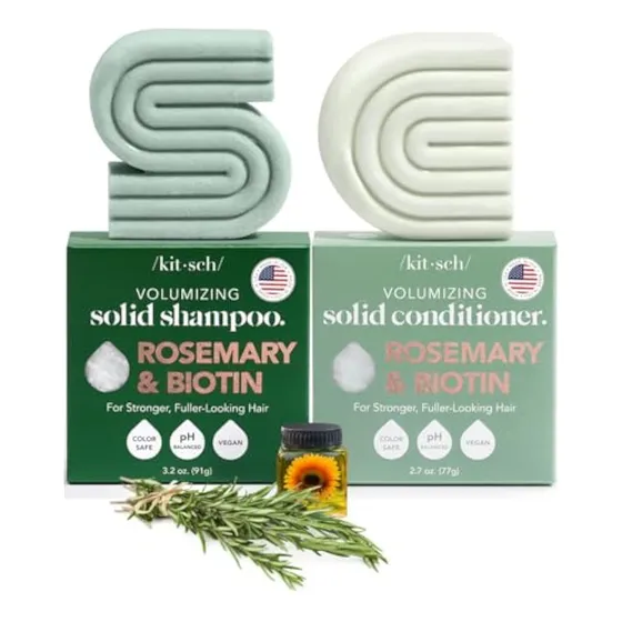 Kitsch Rosemary &amp; Biotin - Juego De Champú Y