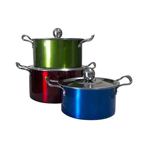 Juego De Ollas Acero Inoxidable Stock Pot 6 Piezas 