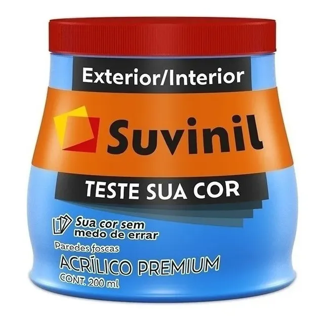 Teste De Cores De Tintas Para Parede Fosca - Suvinil