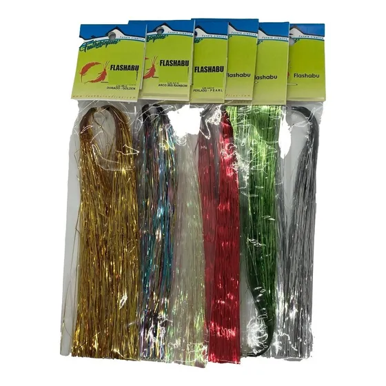 Material Atado De Moscas Flashabou - Feathers N Flies
