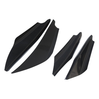 4x Fibra De Carbono Coche Parachoques Delantero Aleta Cuerpo 4x Fibra De Carbono Coche Parachoques Delantero Aleta Cuerpo