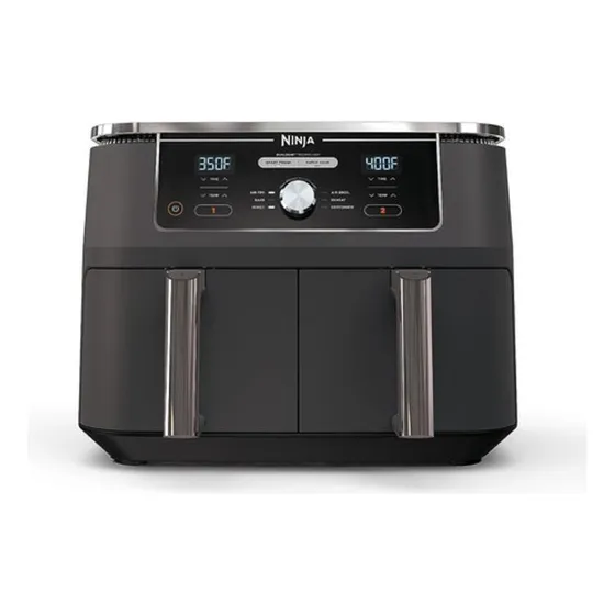 Freidora Ninja Dz401 Foodi Dualzone Xl de 10 cuartos de galón, color gris
