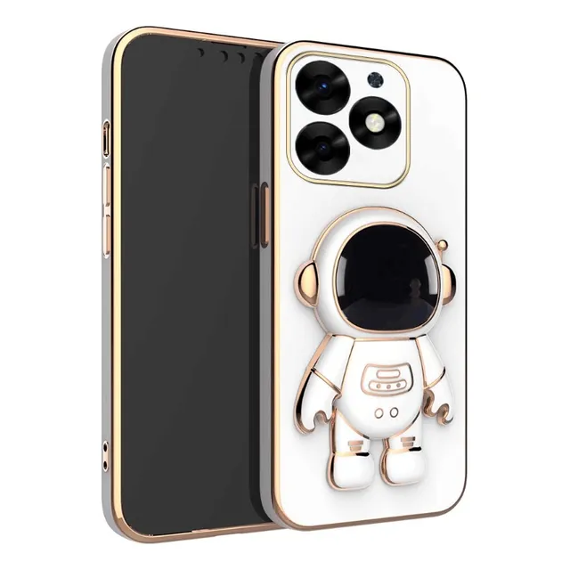 Funda Para Tecno Spark Go 2024 Galvanoplastia Astronautas
