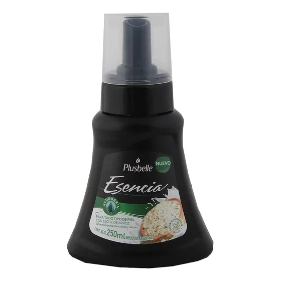 Jabón Espuma Esencia  Leche De Arroz Plusbelle 250ml X 6 Uni