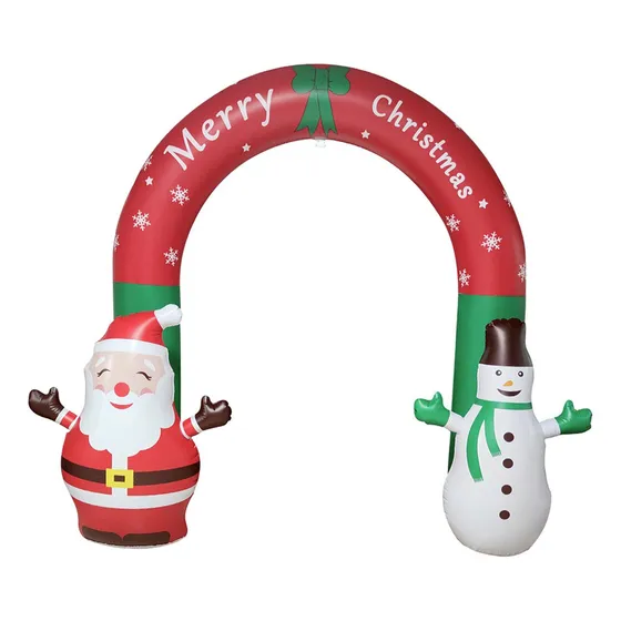 Arco Inflable De Navidad, Decoración Navideña Para