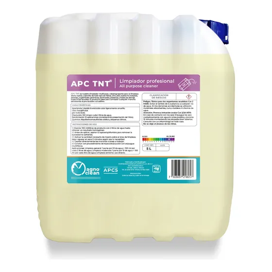 Apc Multilimpiador Telas, Tapicerias, Suciedad 5 Litros 