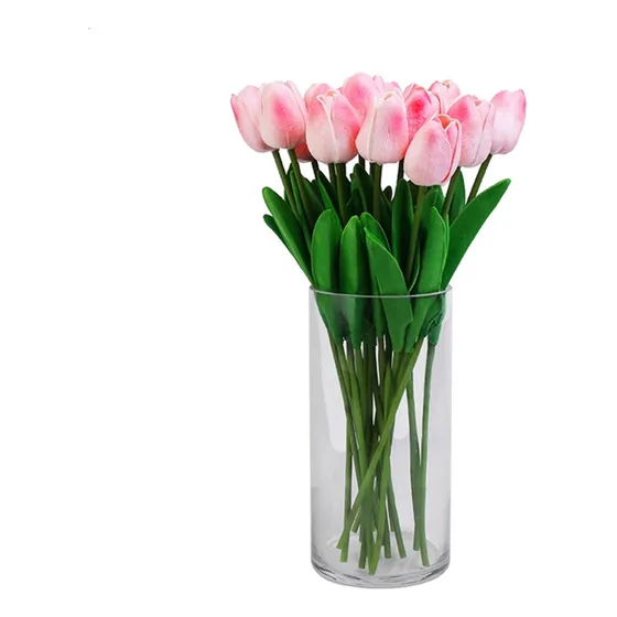 Hi 20 Tulipas Flores Artificiais Decoração Para Casa