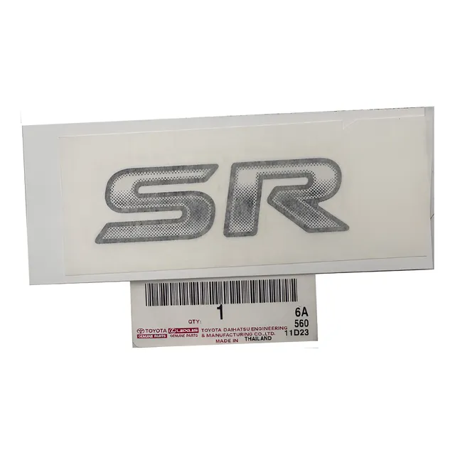 Calcomania Sticker Sr Compuerta Fortuner Original